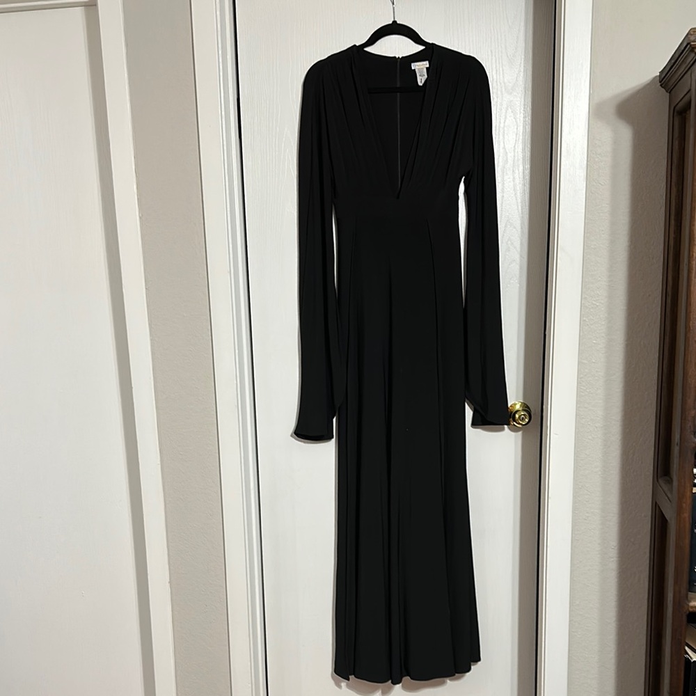 S Rubber DuckyElegant Black Maxi Dress